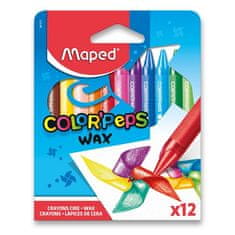 Maped Voskovky Color&#39;Peps Wax 12 farieb, trojhranné