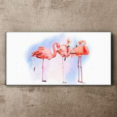 COLORAY.SK Obraz canvas Zvieratá vtáky plameniaky 140x70 cm