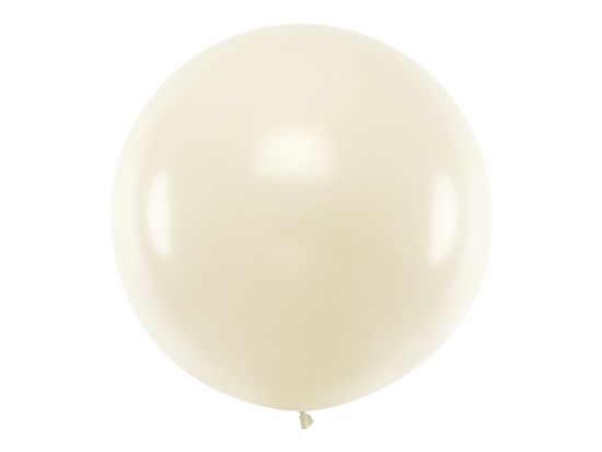 PartyDeco Balón veľký metalický perleťový 1m