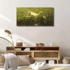 COLORAY.SK Obraz canvas Zvieratá kačica tráva príroda 100x50 cm