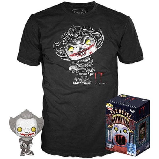 Funko POP!  Set tričko M a figúrka - IT 2 Pennywise Exclusive M , figúrka 15cm