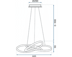 Tutumi Stropné svietidlo Ring LED biele