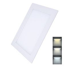 Solight LED mini panel CCT, podhľadový, 24W, 1800lm, 3000K, 4000K, 6000K, štvorcový, WD145