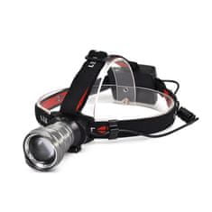 Solight LED čelové svietidlo, 300lm, Cree XPG R5, fokus, 3x AA, WH21