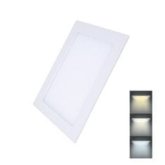 Solight LED mini panel CCT, podhľadový, 18W, 1530lm, 3000K, 4000K, 6000K, štvorcový, WD143