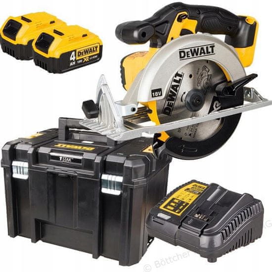 DeWalt Kotúčová píla 18V 2x4Ah DCS391M2 TSTAKVI