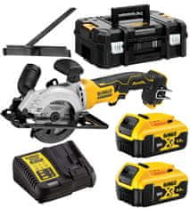 DeWalt Kotúčová píla 18V 115mm 2x5Ah TSTAK