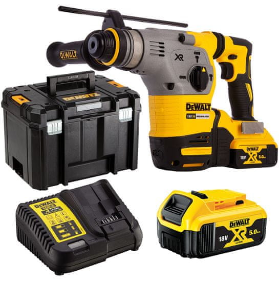 DeWalt SDS+ vŕtacie kladivo 2,8J BL 2x5Ah 18V TSTAK