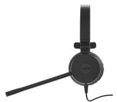 Jabra Evolve 20/Stereo/USB/Drôt/MS/Čierna-červená