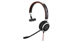 Jabra Evolve 40/Mono/USB-C/Drôt/MS/Čierna-červená