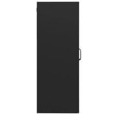 Vidaxl Závesná nástenná skrinka čierna 69,5x34x90 cm