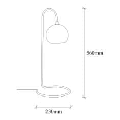 ASIR GROUP ASIR Stolová lampa YILAN čierna