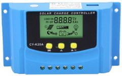 HADEX Solárny regulátor PWM CY-K20A, 12-24V/20A pre rôzne batérie
