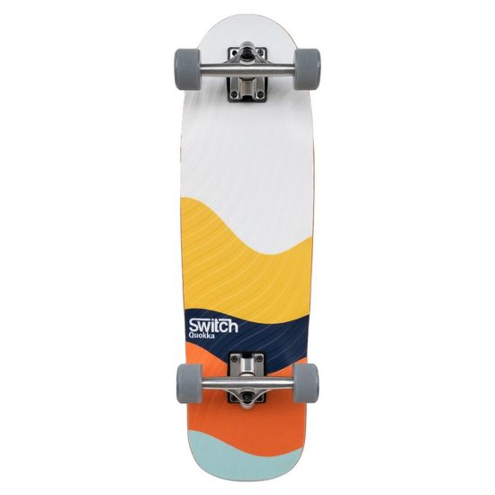 Switch Boards Switch Longboard Set Basic Quokka Sunset pre cruising, 29.9", 58mm wheels, 3D grafika, PU sidewalls, vodeodolný, vrstva proti poškriabaniu