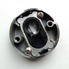 blaugelb Rozeta bezpečnostná guľatá, ZA, PZ, 57x14,5 mm, nerez