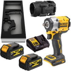 DeWalt 18V 406Nm 1/2"" rázový kľúč 2aku 5Ah GFN