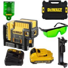 DeWalt Skrížený laser 10,8 V so zeleným lúčom