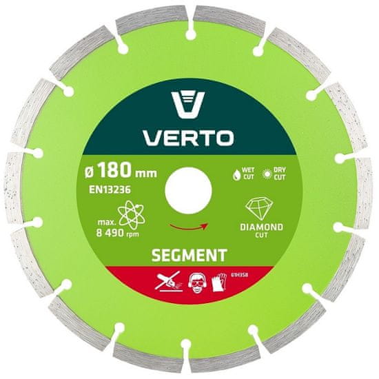 shumee SEGMENTOVANÝ DIAMANTOVÝ DISK 180MM