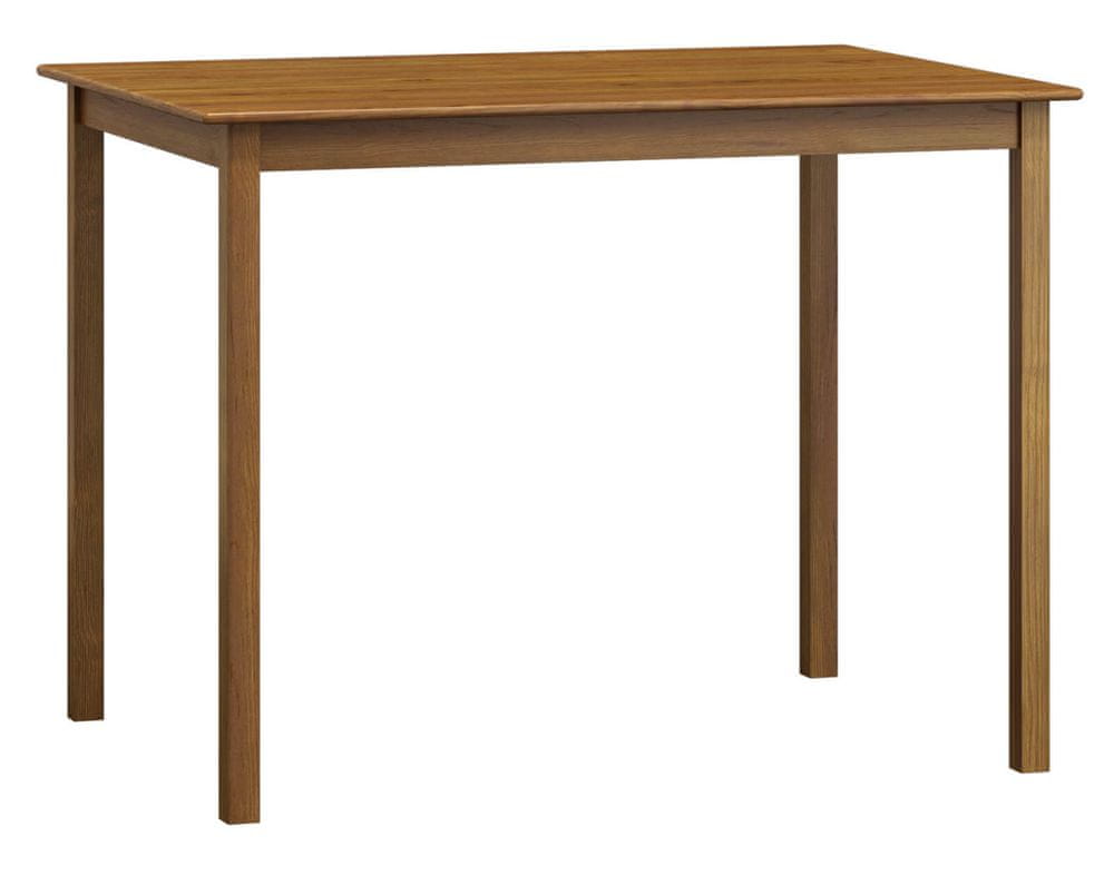 eoshop Stôl obdĺžnikový Nr.1 - 130x80 cm (Farba dreva: Dub)