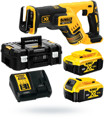 DeWalt 18V XR 2x5Ah šabľová píla TSTAK TUBS