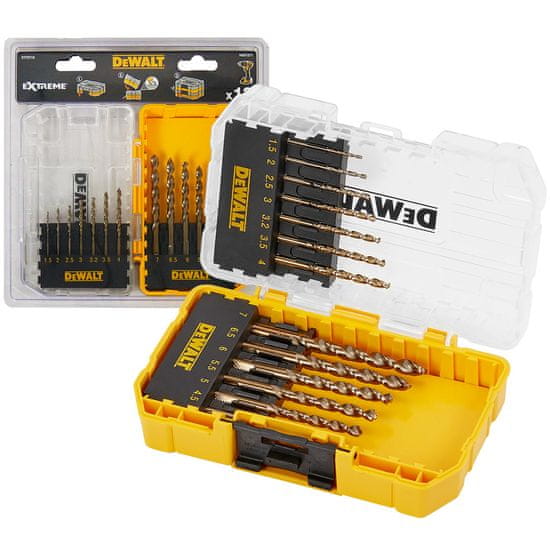 DeWalt 13ks sada vrtákov do kovu EXTREME