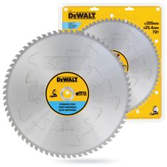 DeWalt Kotúč na rezanie kovov 355x70T fi 25,4 mm INOX