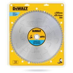 DeWalt Kotúč na rezanie kovov 355x70T fi 25,4 mm INOX