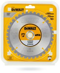 DeWalt Kovový kotúč 165x36T fi 20 mm hliník