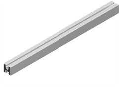 sapro FVE Hliníkový montážny H profil 40x40mm, 3,3m, dĺžka 3300mm pre kladivkovú skrutku (T)