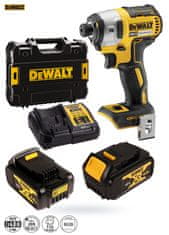 DeWalt Rázový ovládač aku. 18V 2x4Ah 205Nm