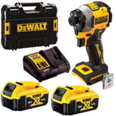 DeWalt Rázový ovládač aku. 18V 2x5Ah 206Nm