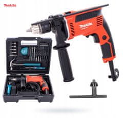 Makita Príklepová vŕtačka M8103KX2 430W + príslušenstvo