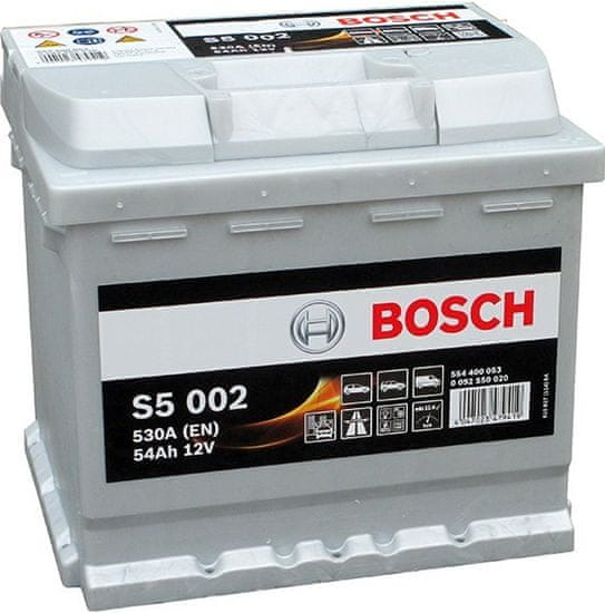 Bosch S5 54Ah Autobatéria 12V , 530A , 0 092 S50 020