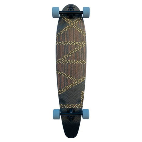 Switch Boards Switch Longboard Lynx pro cruising, pumping a carving 97cm, pintail, 70mm wheels, ABEC 9, 3D grafik, PU sidewalls