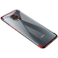 IZMAEL Puzdro Solid Frame TPU pre Xiaomi Redmi Note 9 Pro/Redmi Note 9S -Červená KP22155