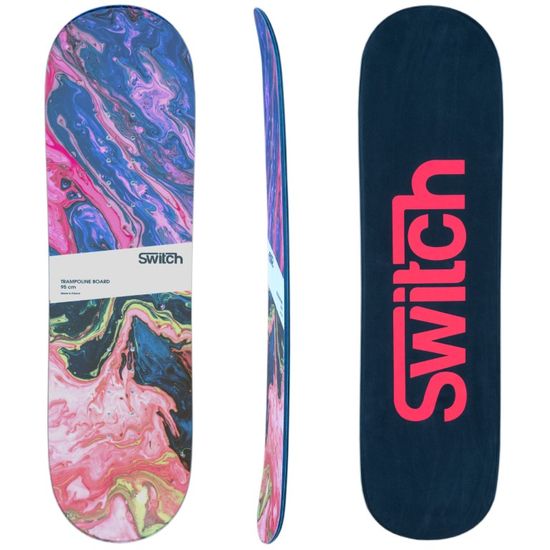 Switch Boards Trampoline Board 95cm Abstract pre deti - trampolínová doska ako snowboardu pre učenie trikov na trampolíne, dno s penou EVA 4mm