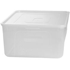 EDANTI Box úložný Plastový kontajner MultiBox s vekom priehľadný 39x26x13,4 cm, 14 l