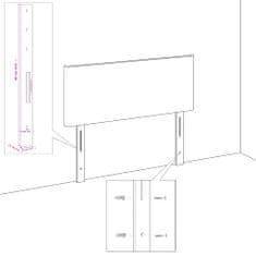 shumee Boxspring posteľ s matracom bledosivý 100x200 cm látka