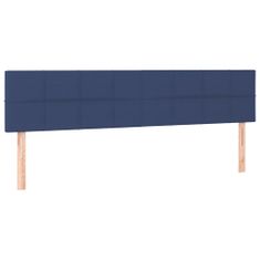 Petromila vidaXL Boxspring posteľ s matracom modrá 120x190 cm látka