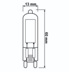 LUMILED 5x LED žiarovka COB G9 CAPSULE 5W = 50W 560lm 4000K Neutrálna biela 360°