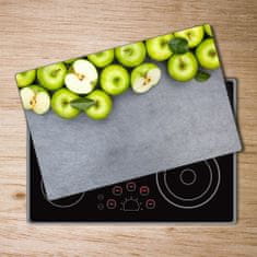 Wallmuralia.sk Doska na krájanie tvrdená Zelená jablká 2x40x52 cm