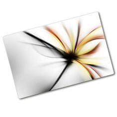 Wallmuralia.sk Doska na krájanie zo skla Abstrakcia kvety 2x40x52 cm
