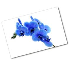 Wallmuralia.sk Doska na krájanie tvrdená Modrá orchidea 2x40x52 cm