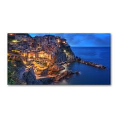 Wallmuralia.sk Foto obraz akryl do obývačky Manarola Taliansko 120x60 cm 2 prívesky