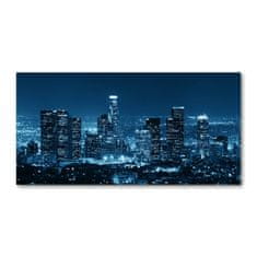 Wallmuralia.sk Foto obraz akryl zvislý do obývačky Los Angeles noc 125x50 cm 2 prívesky