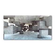 Wallmuralia.sk Foto obraz akryl do obývačky Kvádre v betóne 100x50 cm 2 prívesky