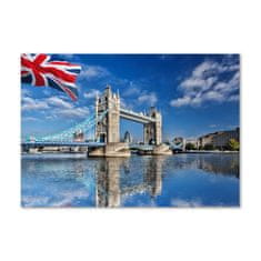 Wallmuralia.sk Foto obraz akryl zvislý do obývačky Tower Bridge Londýn 120x60 cm 2 prívesky