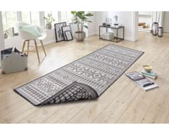 NORTHRUGS Kusový koberec Twin 105514 Night Silver 80x250