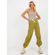 FANCY Dásmke jogger tepláky AILENE olivové FA-DR-8056.43P_390607 L-XL