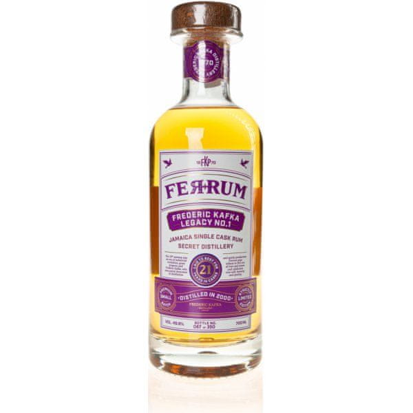 Frederic Kafka RUM - Ferrum Jamaica 21yo Single Cask N.106 0,7L 49,8%